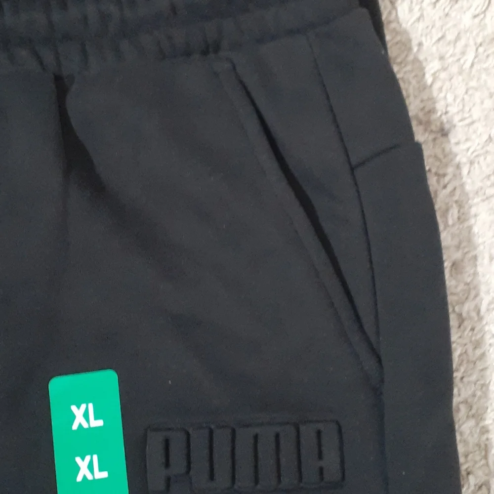 NWT Puma Drawstring Waist Sweatpants - Med., Large, XL - Black - Picture 4 of 5
